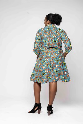 African Women Dresses Made with Wax Prints. Made in Ghana - image3